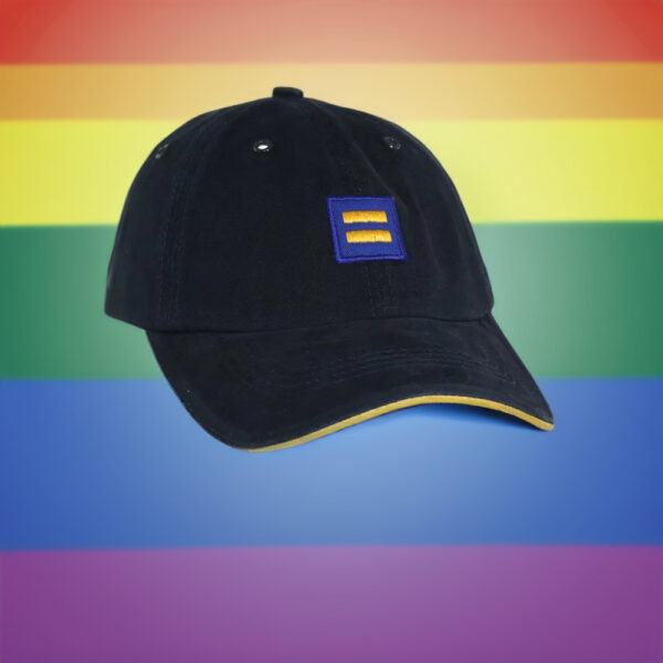 HRC - Equality Logo Embroidered Hat - Equality Hat for Equal Rights