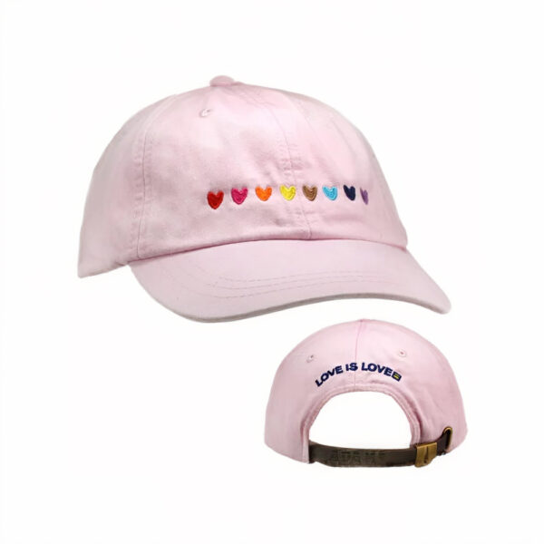 HRC - LGBTQ+ Love is Love Rainbow Heart Hat