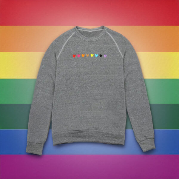 HRC - Love is Love Hearts Sweatshirts