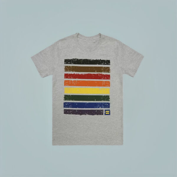 HRC - Rainbow T-Shirt for LGBTQ+, Gay Pride