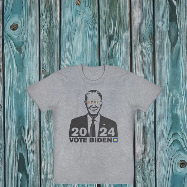 Rainbow Vote Biden 2024 T-shirts