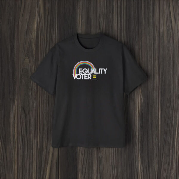 Equality Voter Rainbow T-Shirt1