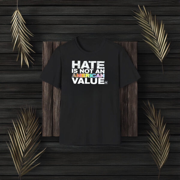 Hate Is Not An American Value T-Shirt3