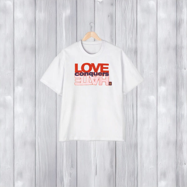 Love Conquers Hate Gun Safety T-Shirt1