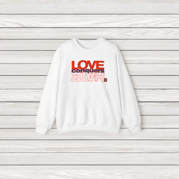 Love Conquers Hate Gun Safety T-Shirt3