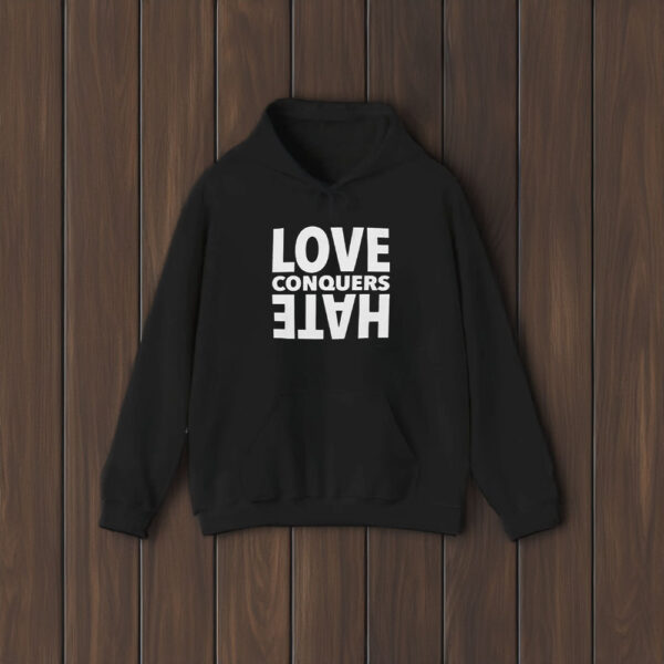 Love Conquers Hate Oversized Heavyweight T-Shirt2